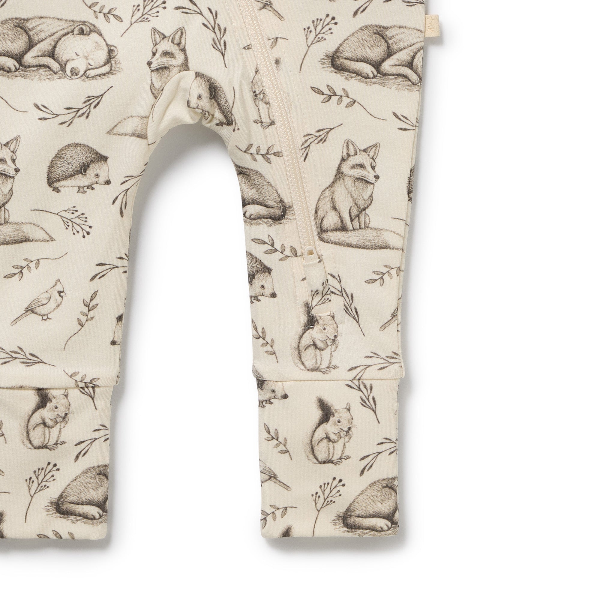 wilson and frenchy foxglove zipsuit