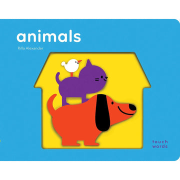 touch words animals book