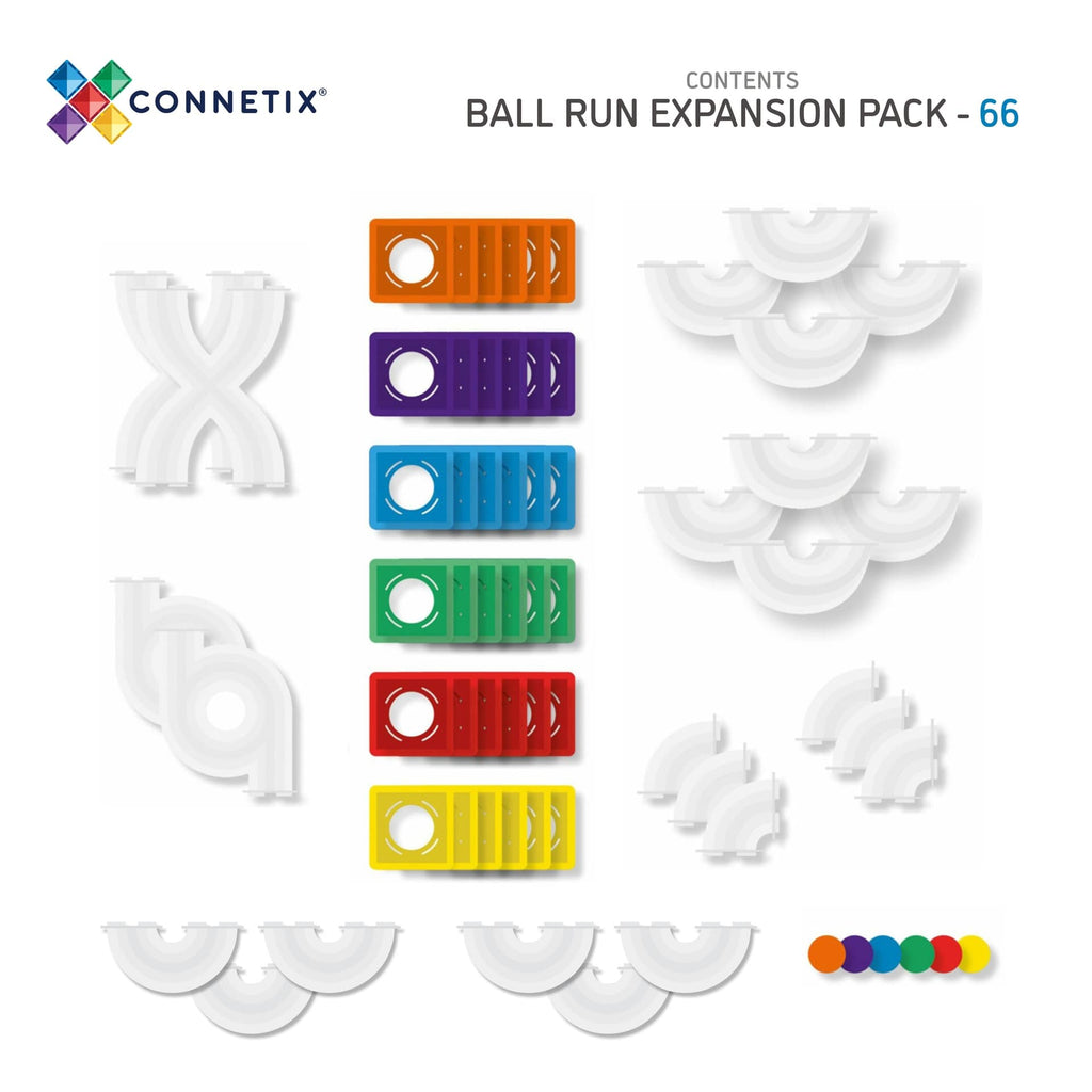 Connetix 66 piece ball run expansion pack