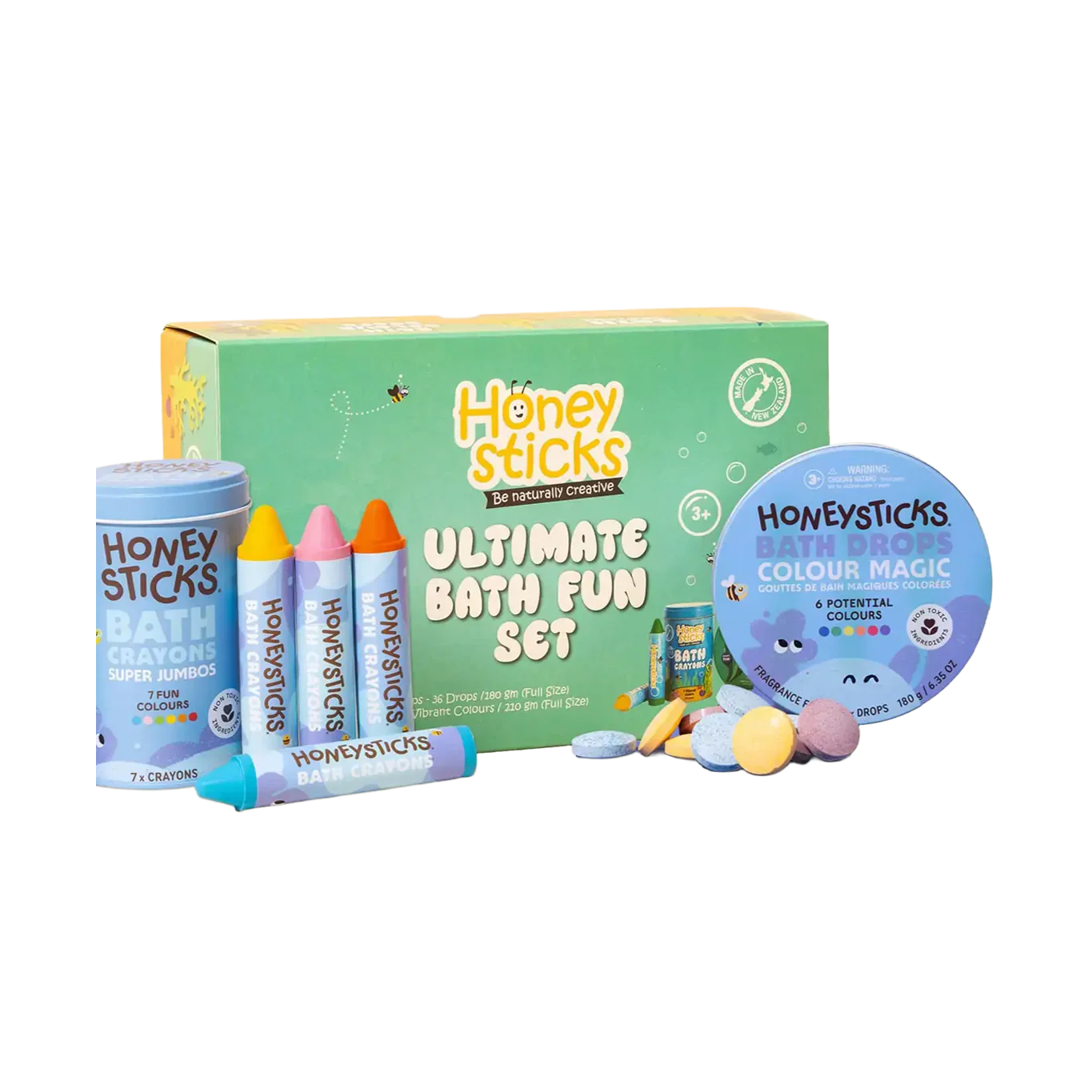 Honeysticks bath fun set