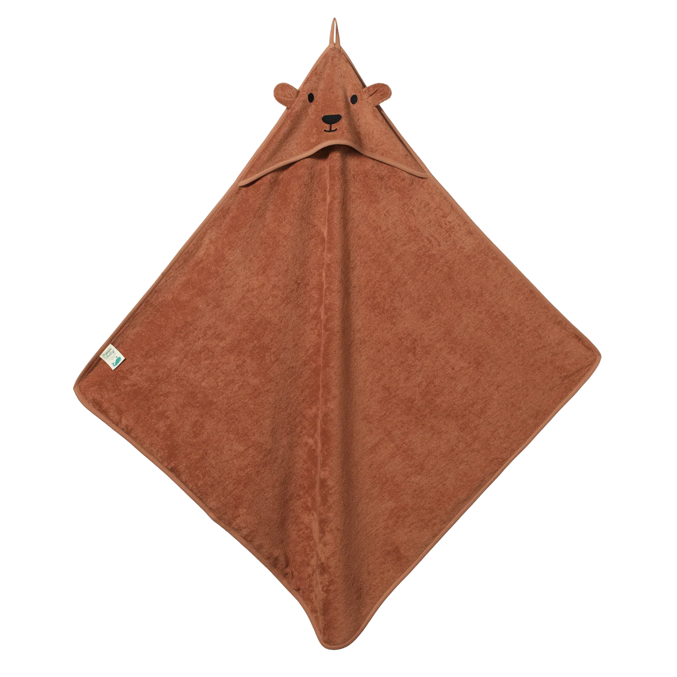 nature baby hooded towel bear
