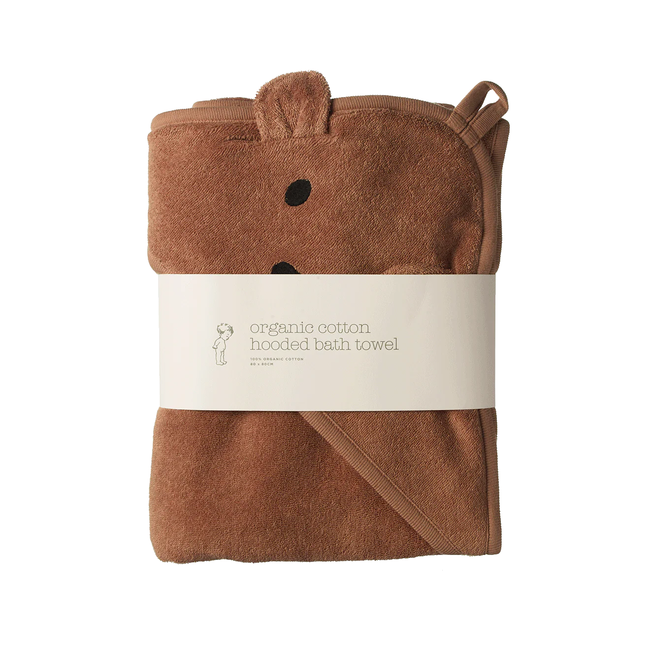 nature baby hooded towel bear