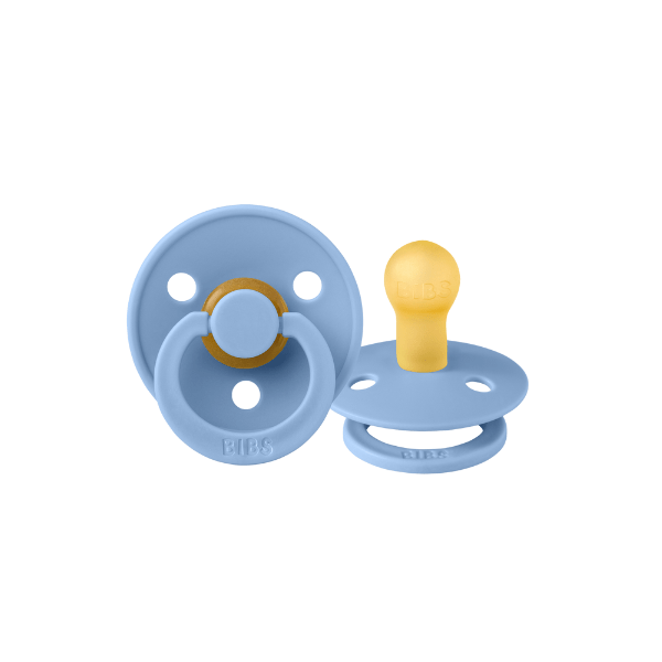 BIBS Round Pacifier Sky Blue