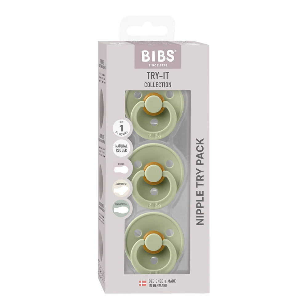 bibs try it colour pack sage