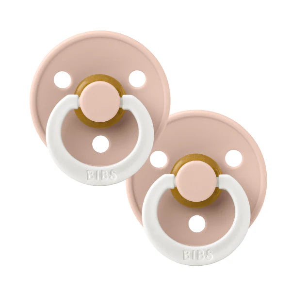 bibs round glow dummy in blush
