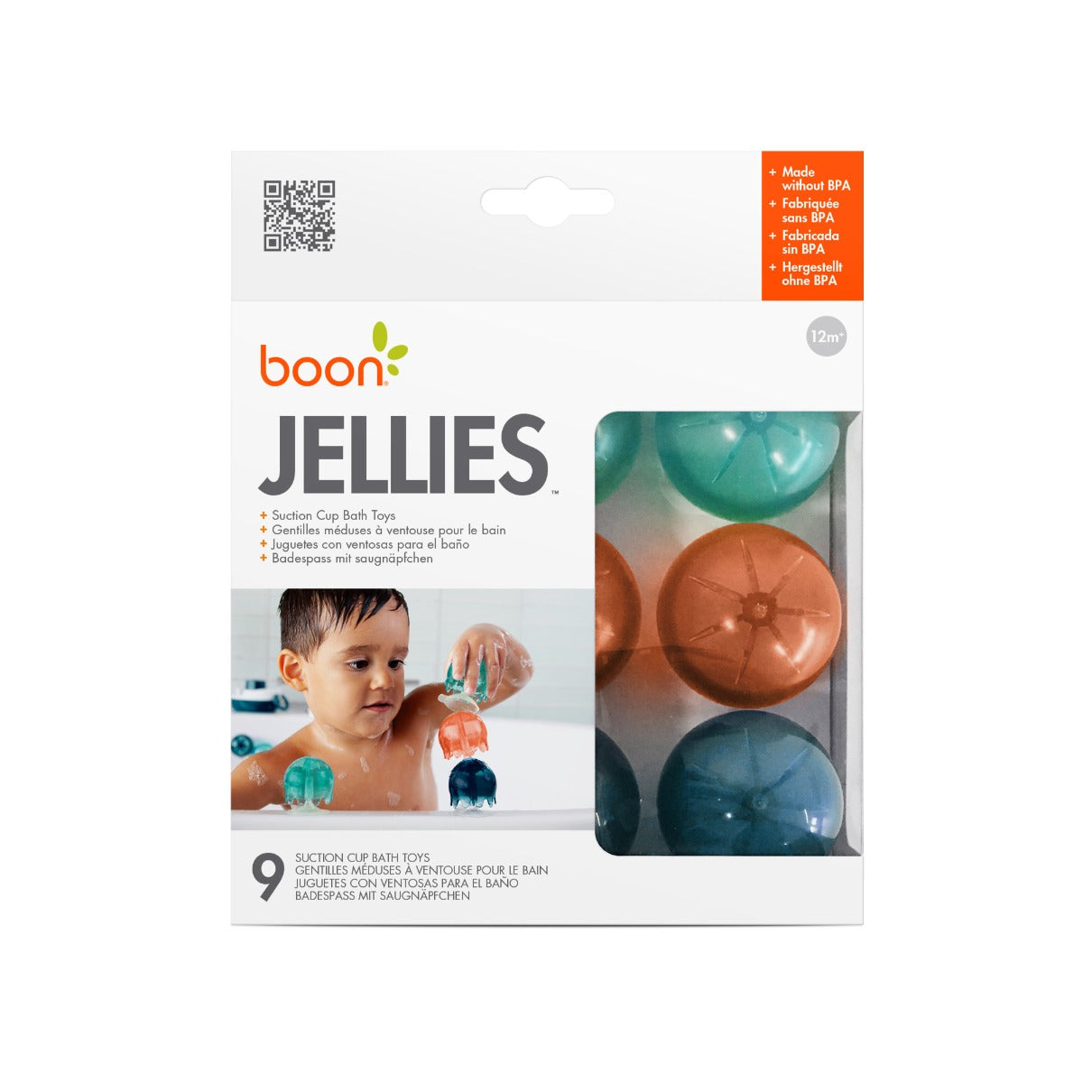 Boon Jellies Bath Toy | Navy packaging