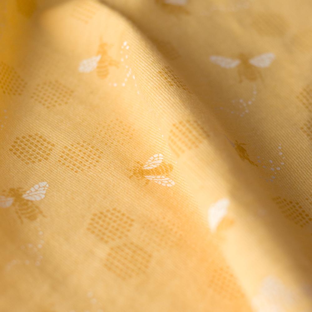 Woolbabe buttercup bees merino swaddle