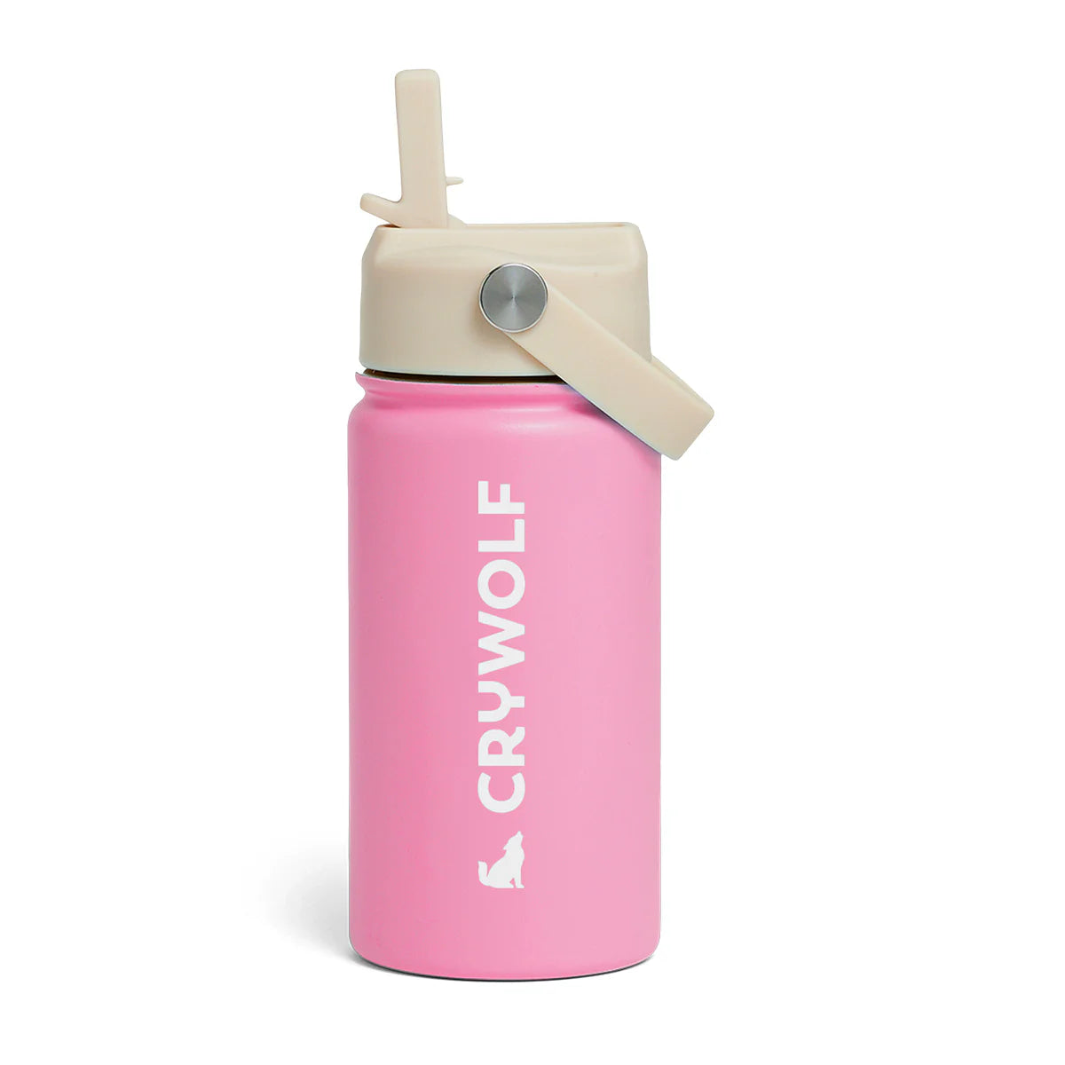 Crywolf candy pink drink bottle