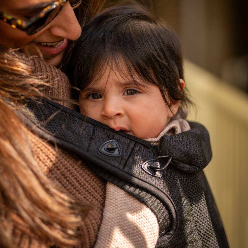 Carifit Core Black Leopard Baby Carrier