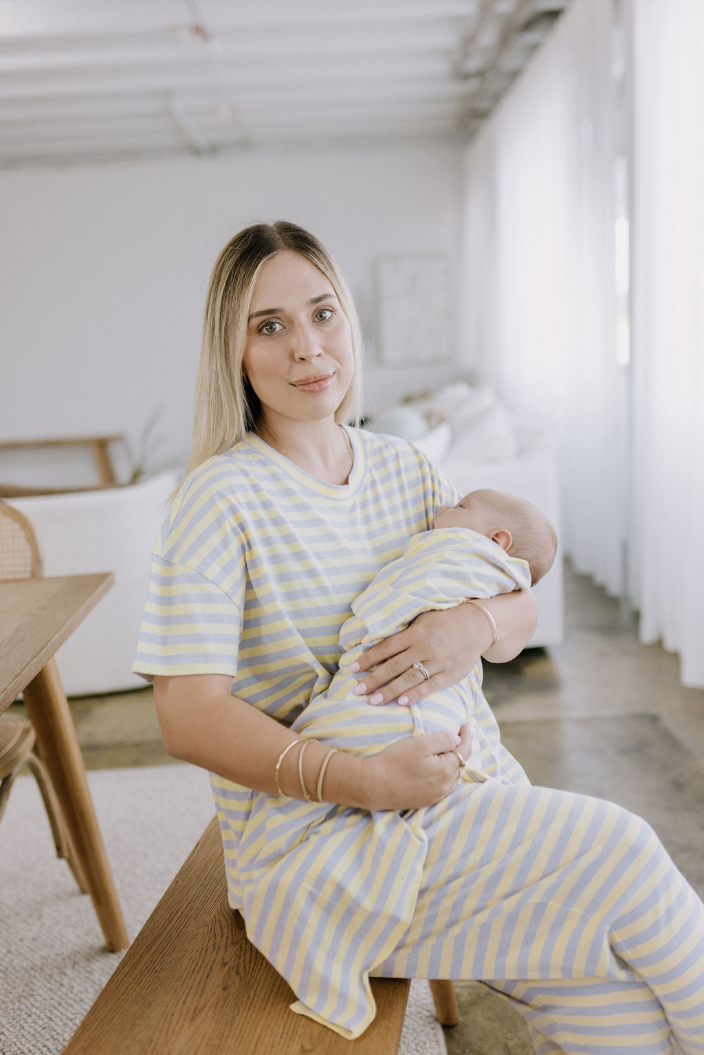 Organic Women's Summer Pyjama Set | Butter + Lilac