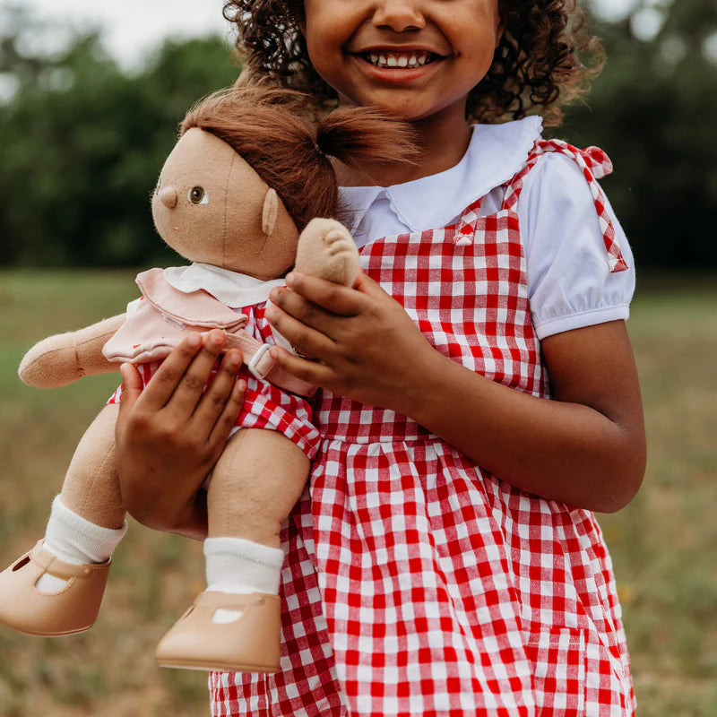 Dinkum Dolls Cherry Gingham Outfit Set