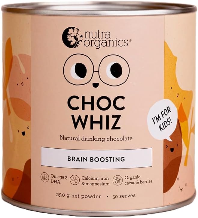 nutra organics choc whiz powder