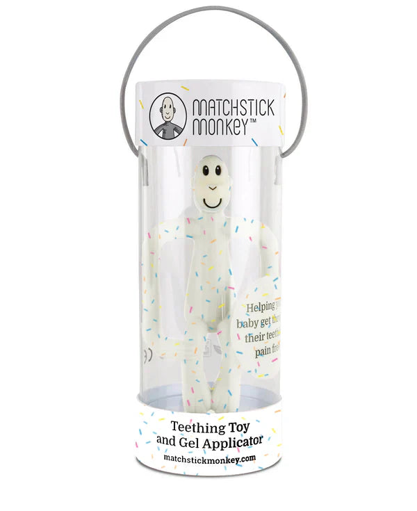 matchstick monkey teething toy