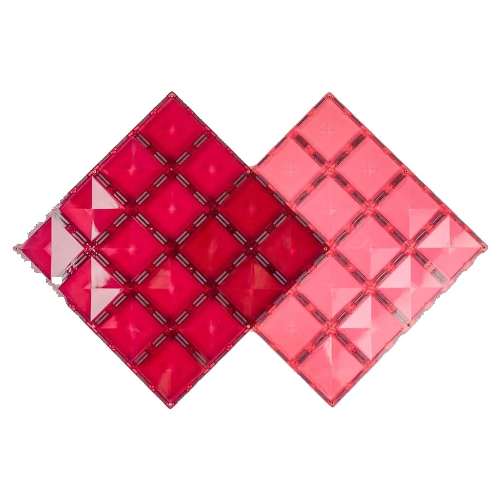 Connetix Pastel Pink + Berry Base Plate 2 pc