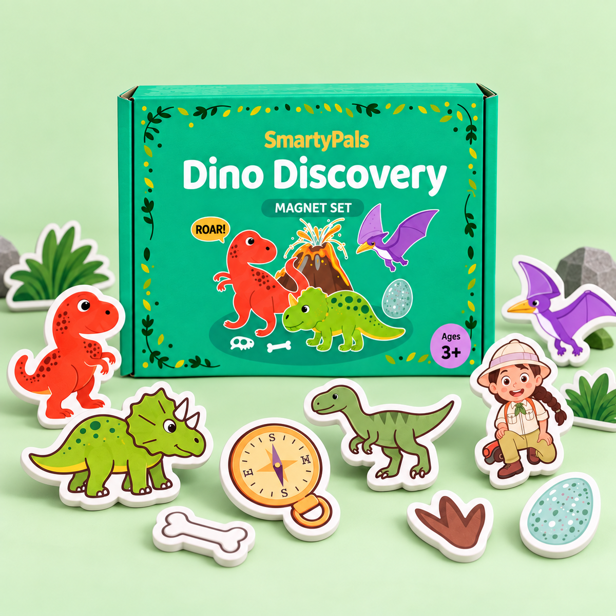 Smartypals Dino Discovery magnet pieces