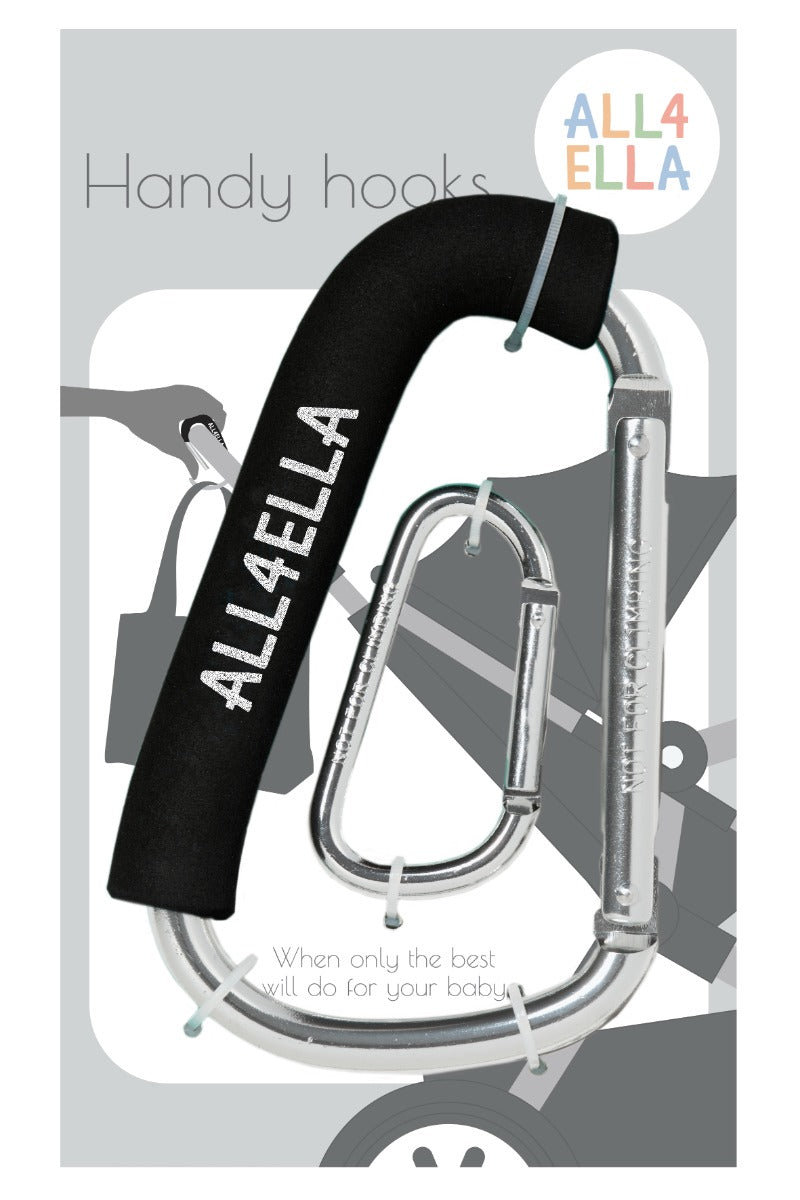 Handy Pram Hooks - Silver