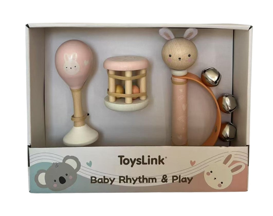 ToysLink Wooden Baby Musical Set