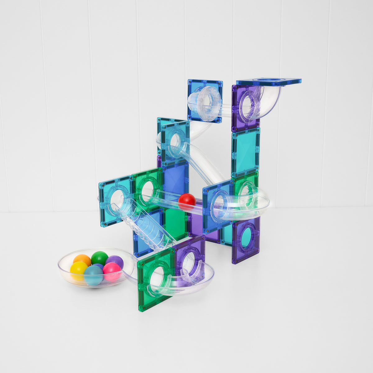 Connetix Bright Ball Run 114 Piece Pack