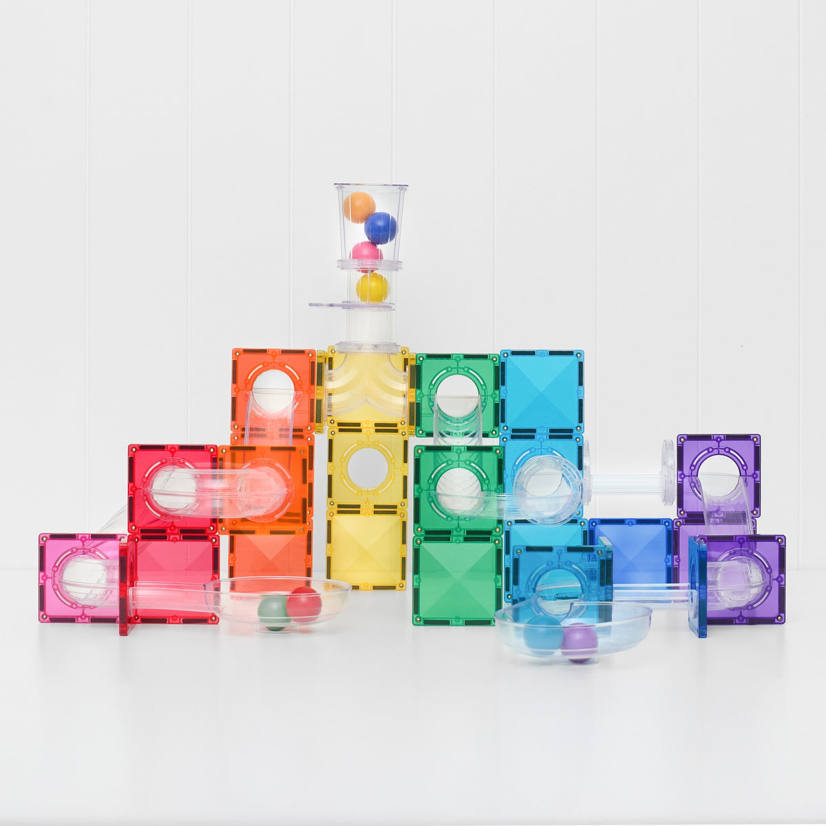 Connetix Bright Ball Run 114 Piece Pack
