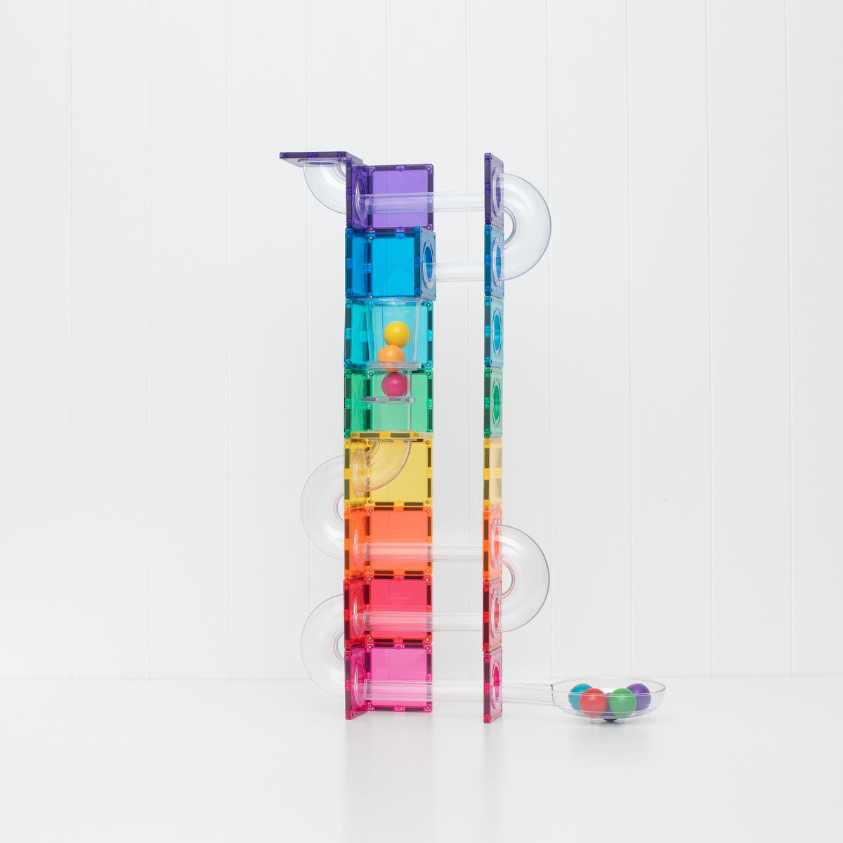 Connetix Bright Ball Run 114 Piece Pack