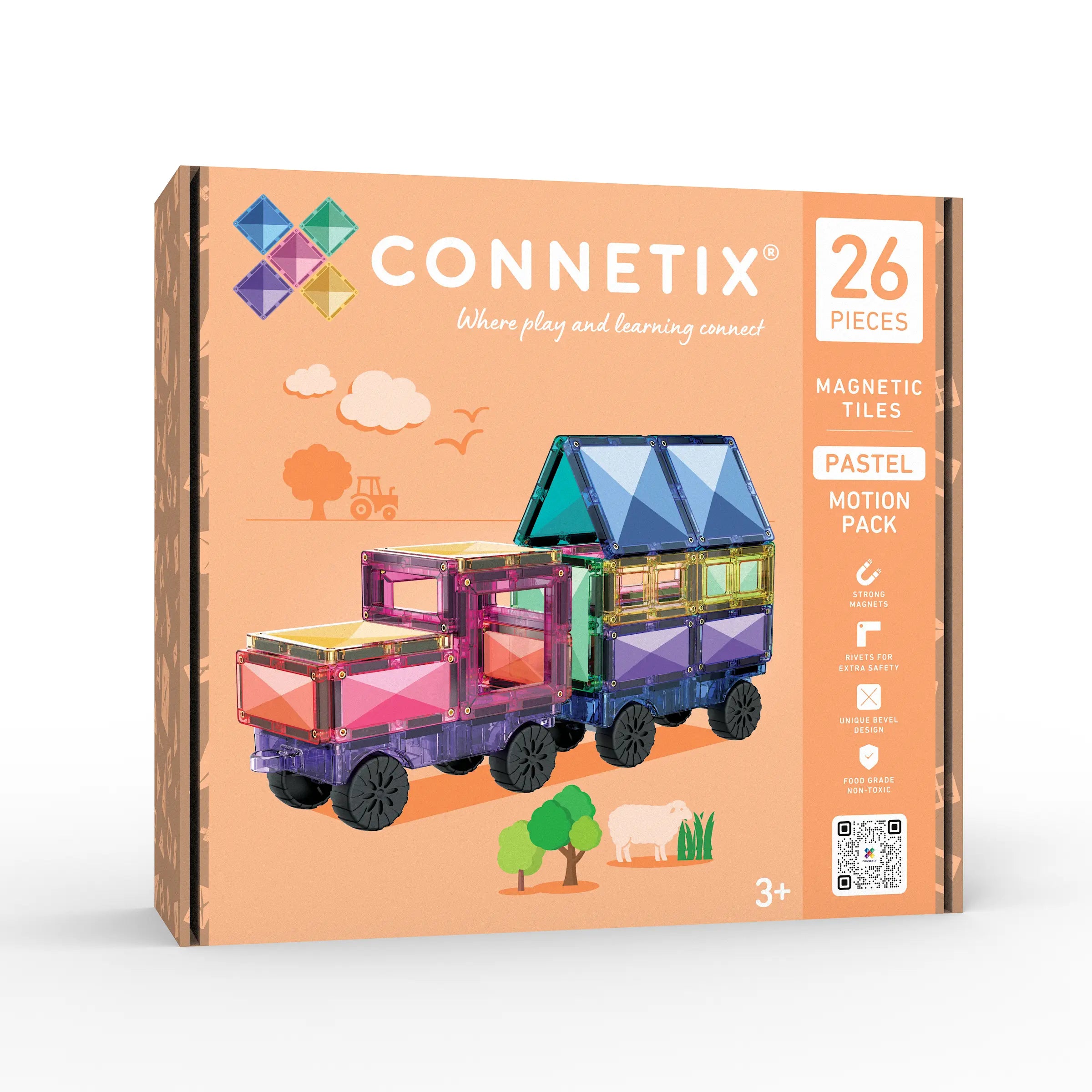 Connetix Pastel Motion Pack 26 pc - Box