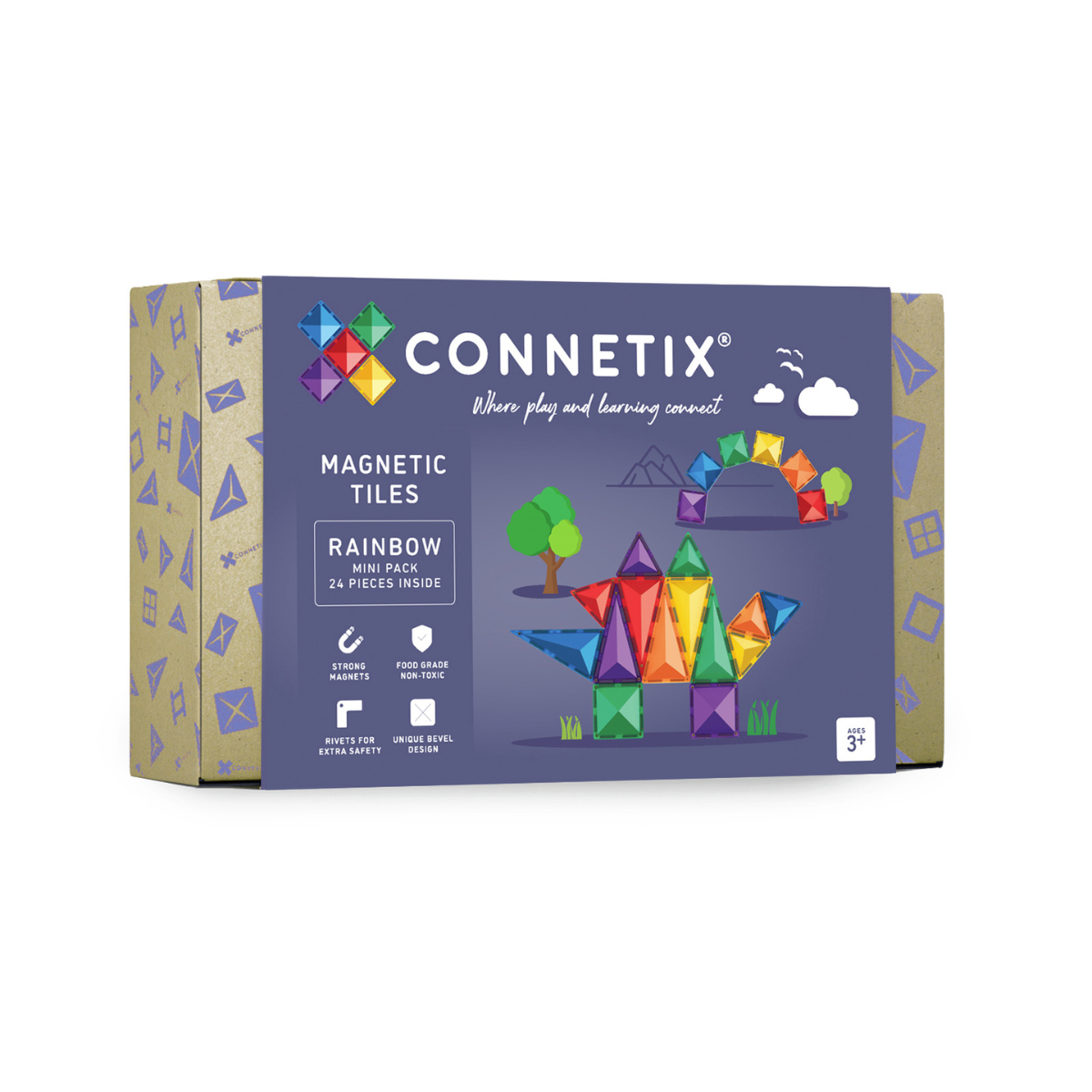 Connetix | Rainbow 24 Piece Mini Pack