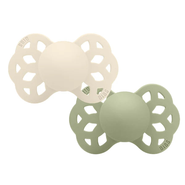 bibs infinity symmetrical dummy in ivory/ sage