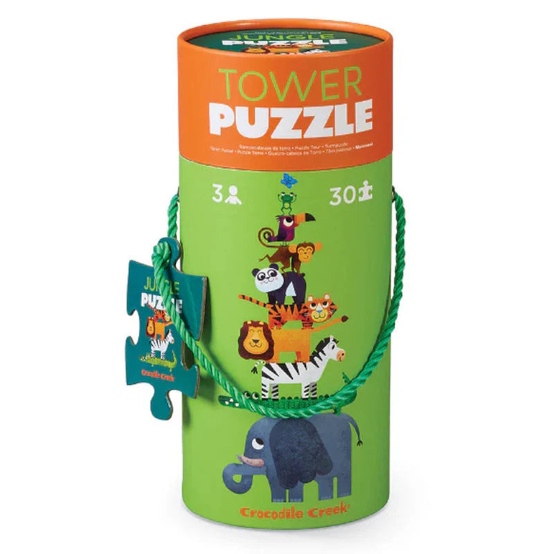 Jungle tower puzzle