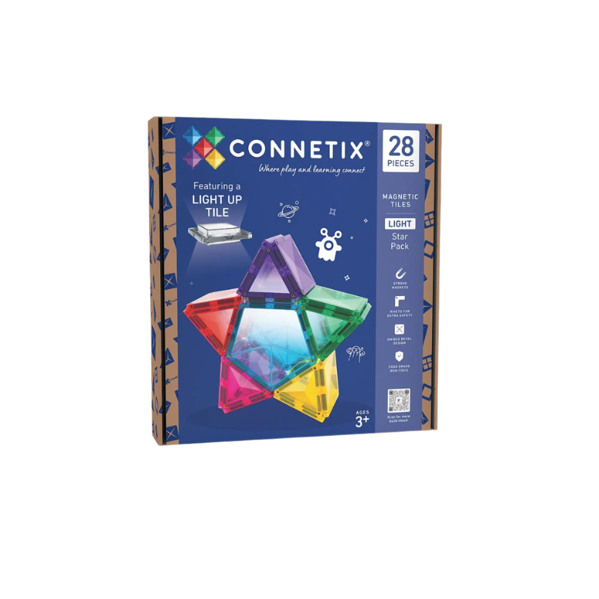 CONNETIX light up star pack