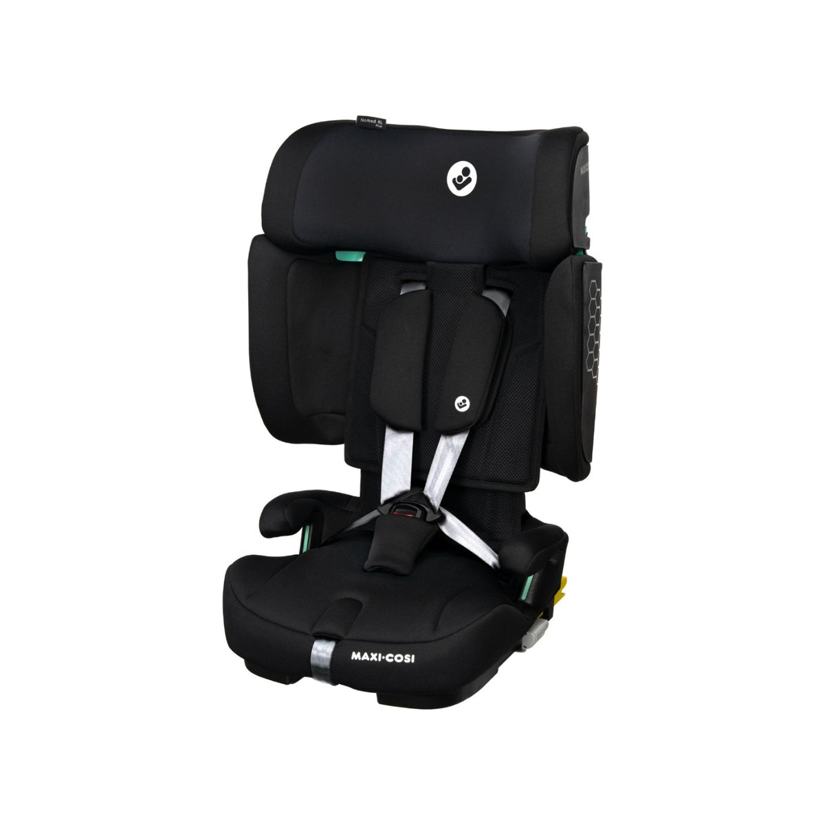 Maxi Cosi Nomad XL Plus car seat in harness mode, Authentic Black
