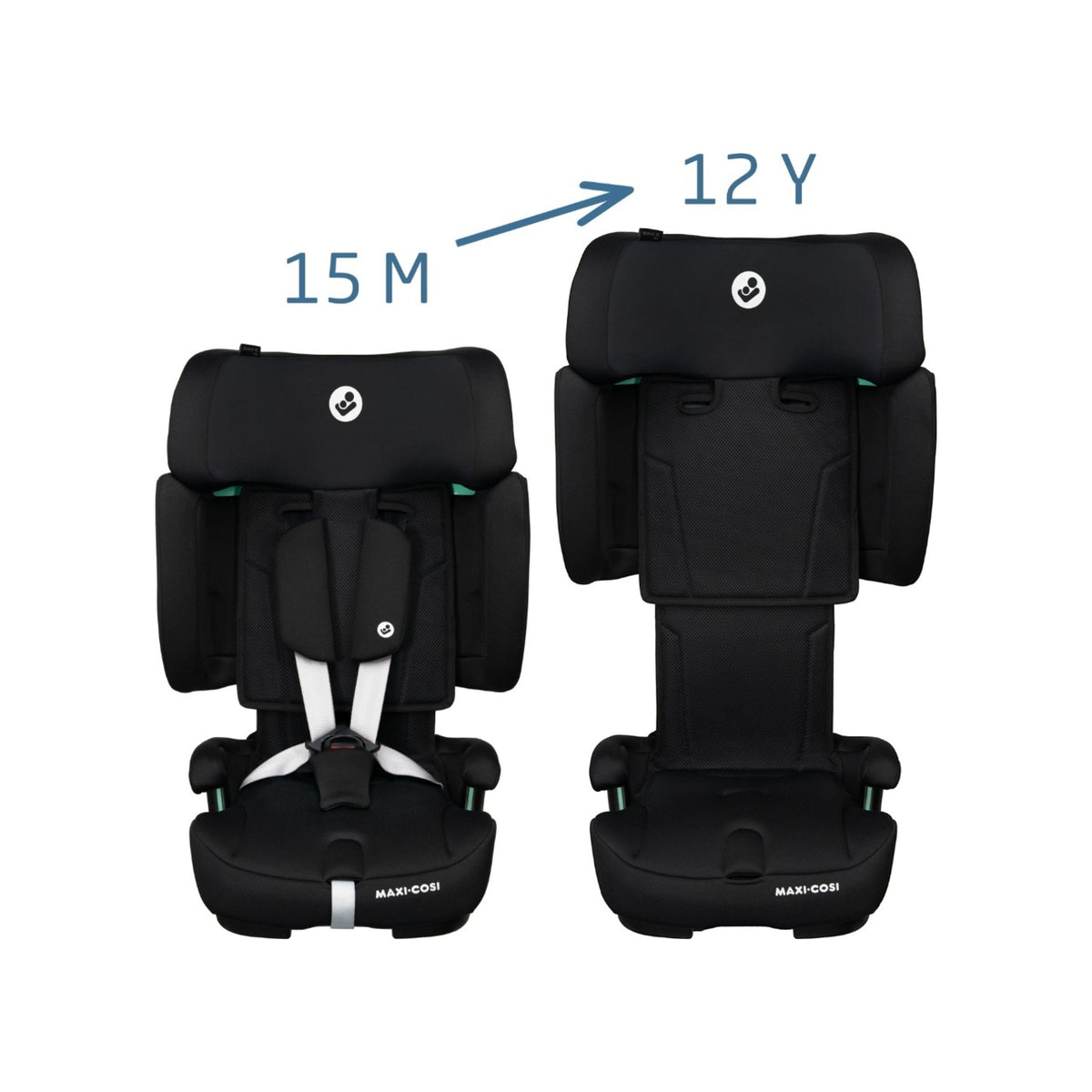 Maxi Cosi Nomad XL Plus grows from 15 months to 12 years
