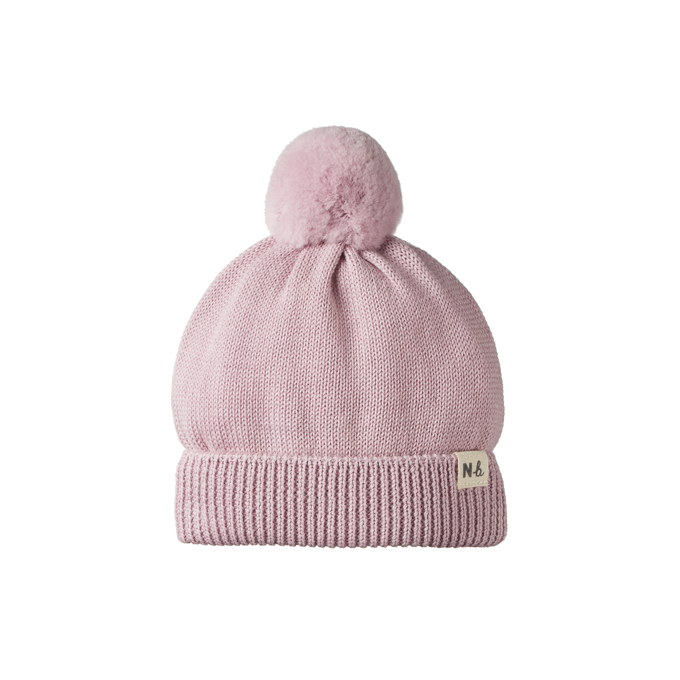 alpine pom pom beanie lilac