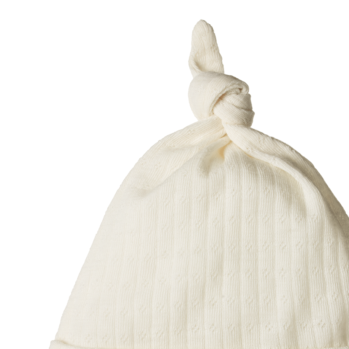 nature baby merino pointelle beanie