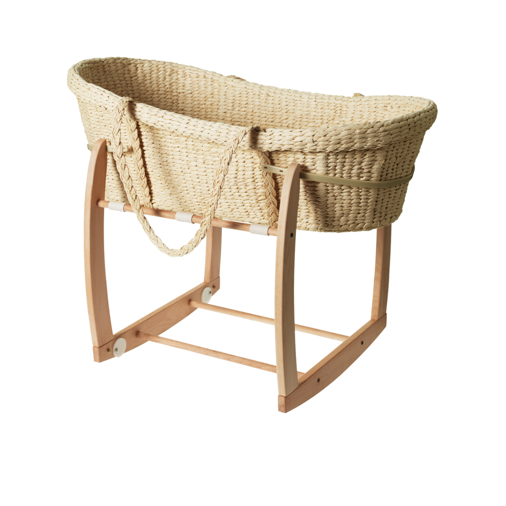 nature baby rocking moses basket stand