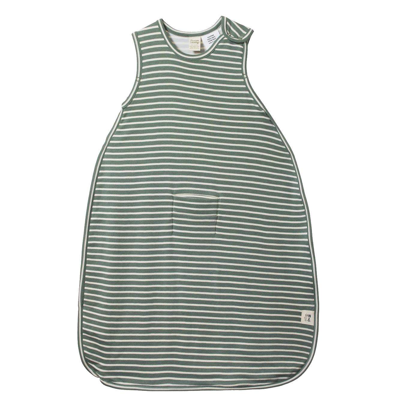 nature baby sleeping bag nettle twin stripe