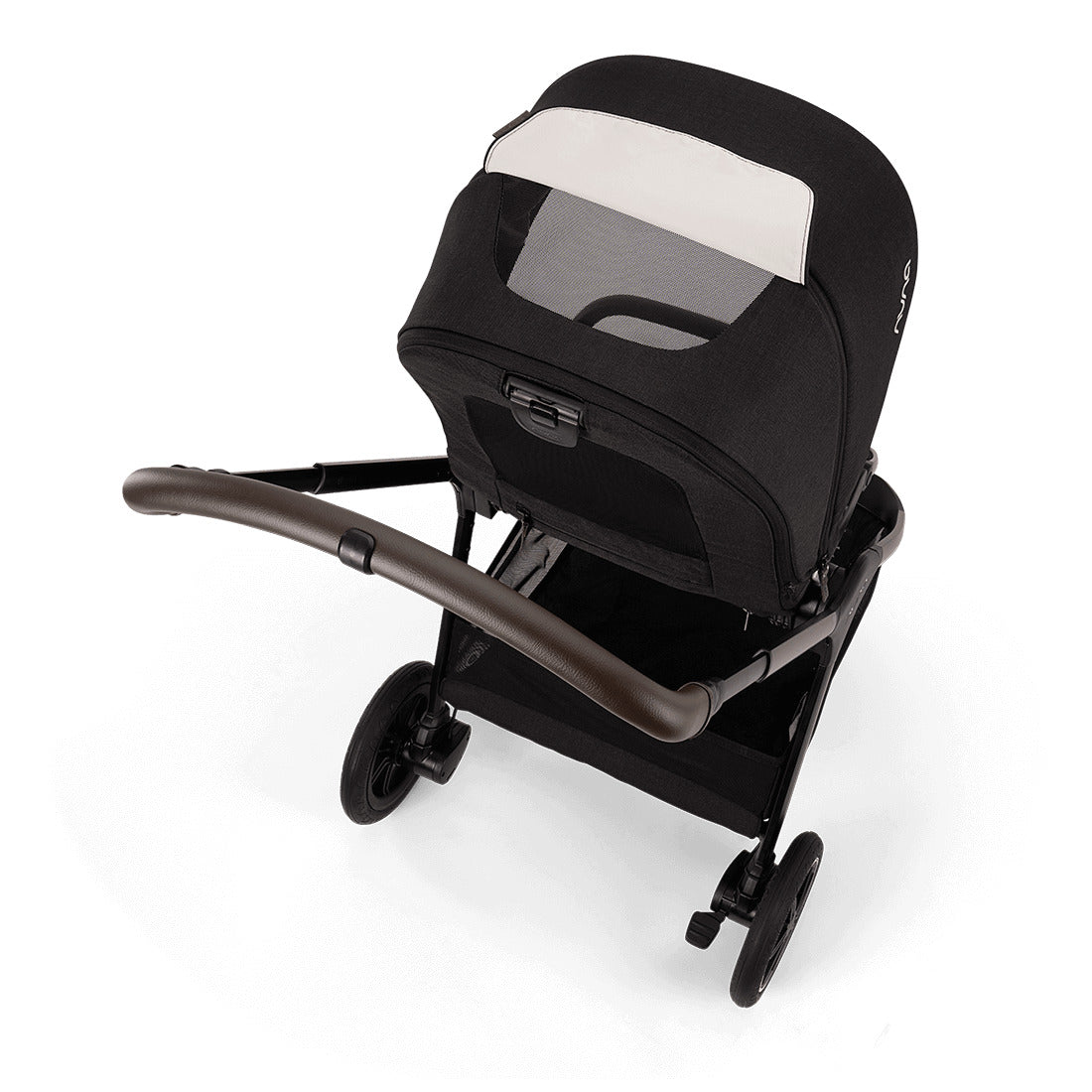 Nuna TRIV Next Stroller in Caviar, top view
