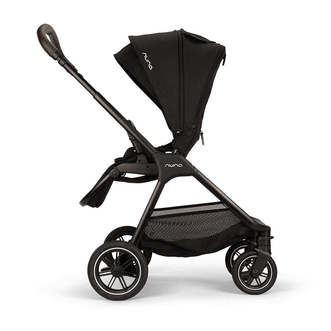 Nuna TRIV Next Stroller in Caviar, side view