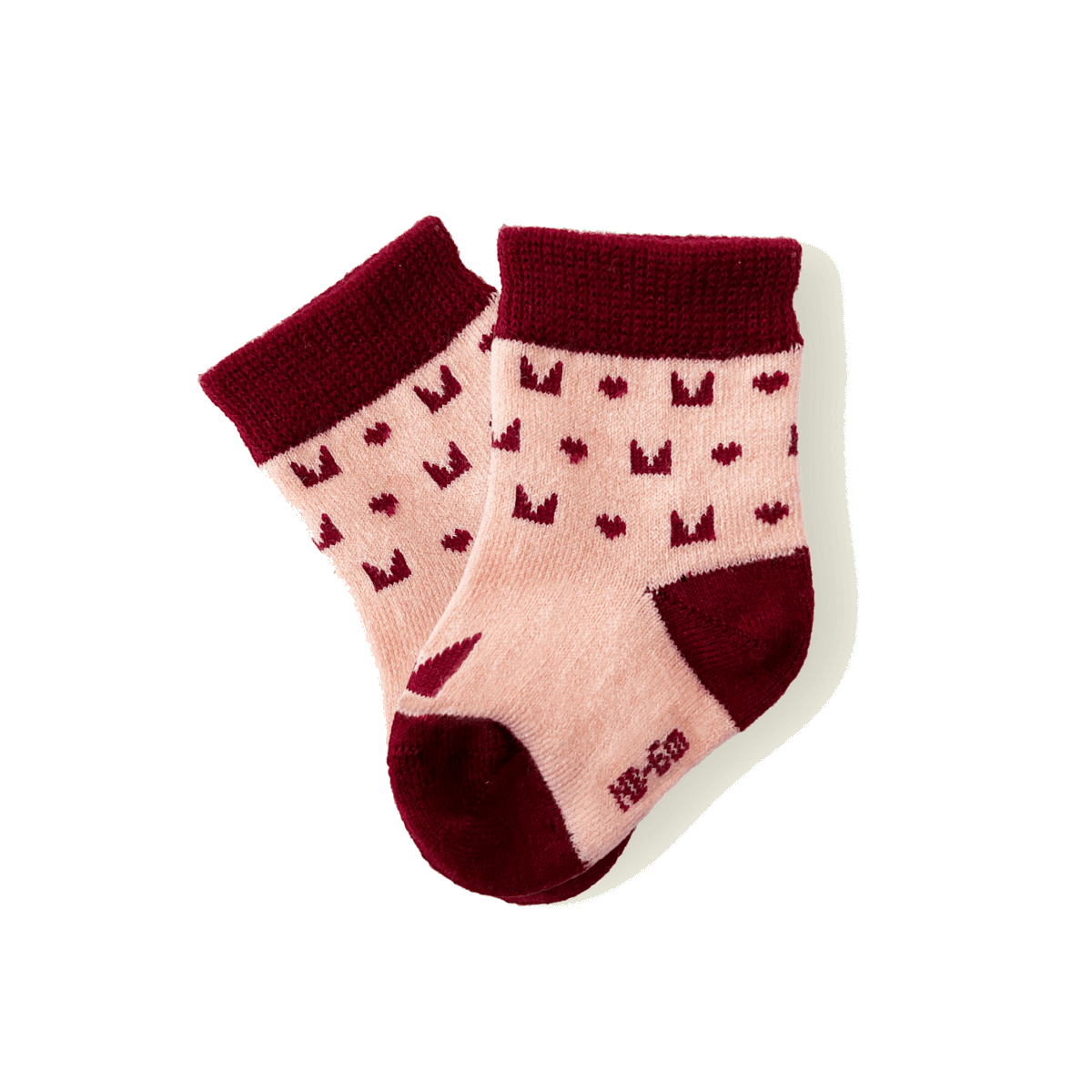 Mosey by Lamington Merino Wool Baby Socks Plum