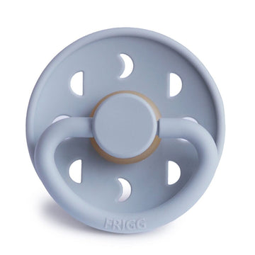 Powder Blue Frigg Moon phase pacifier