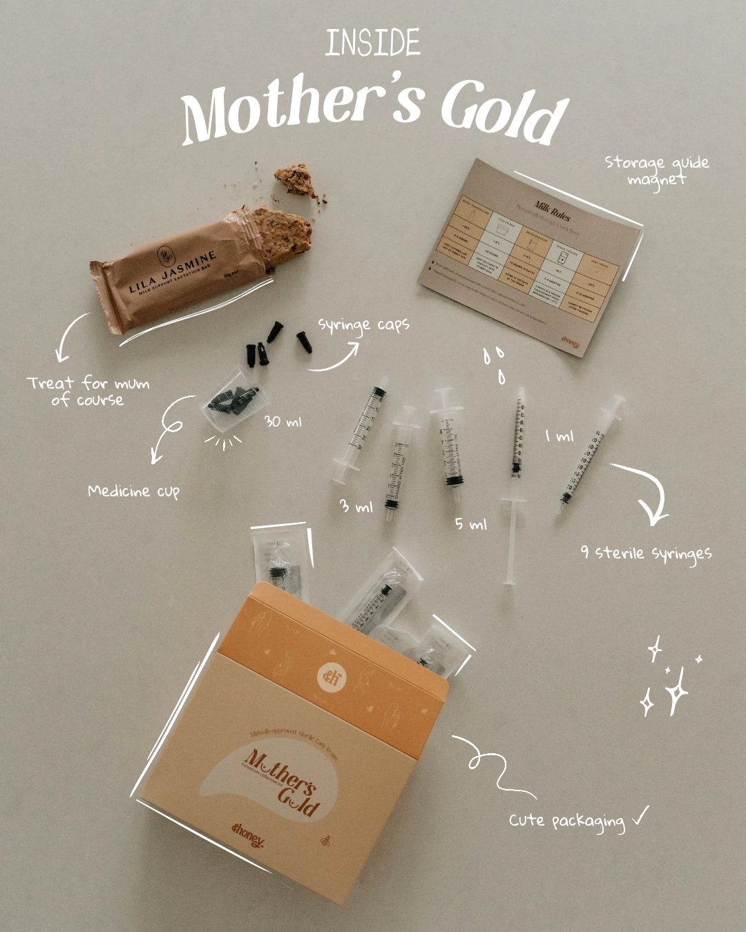 Mother's Gold Colostrum Collection Kit