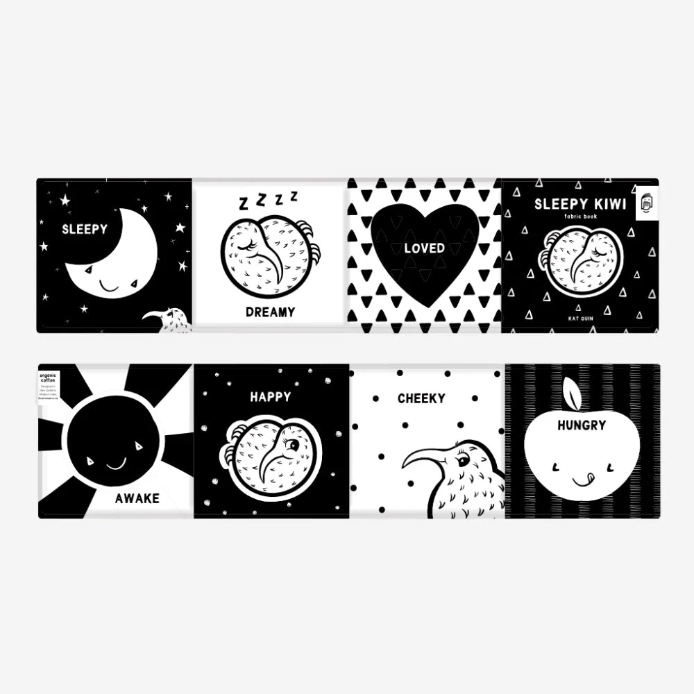 Sleepy Kiwi Soft Fabric Book