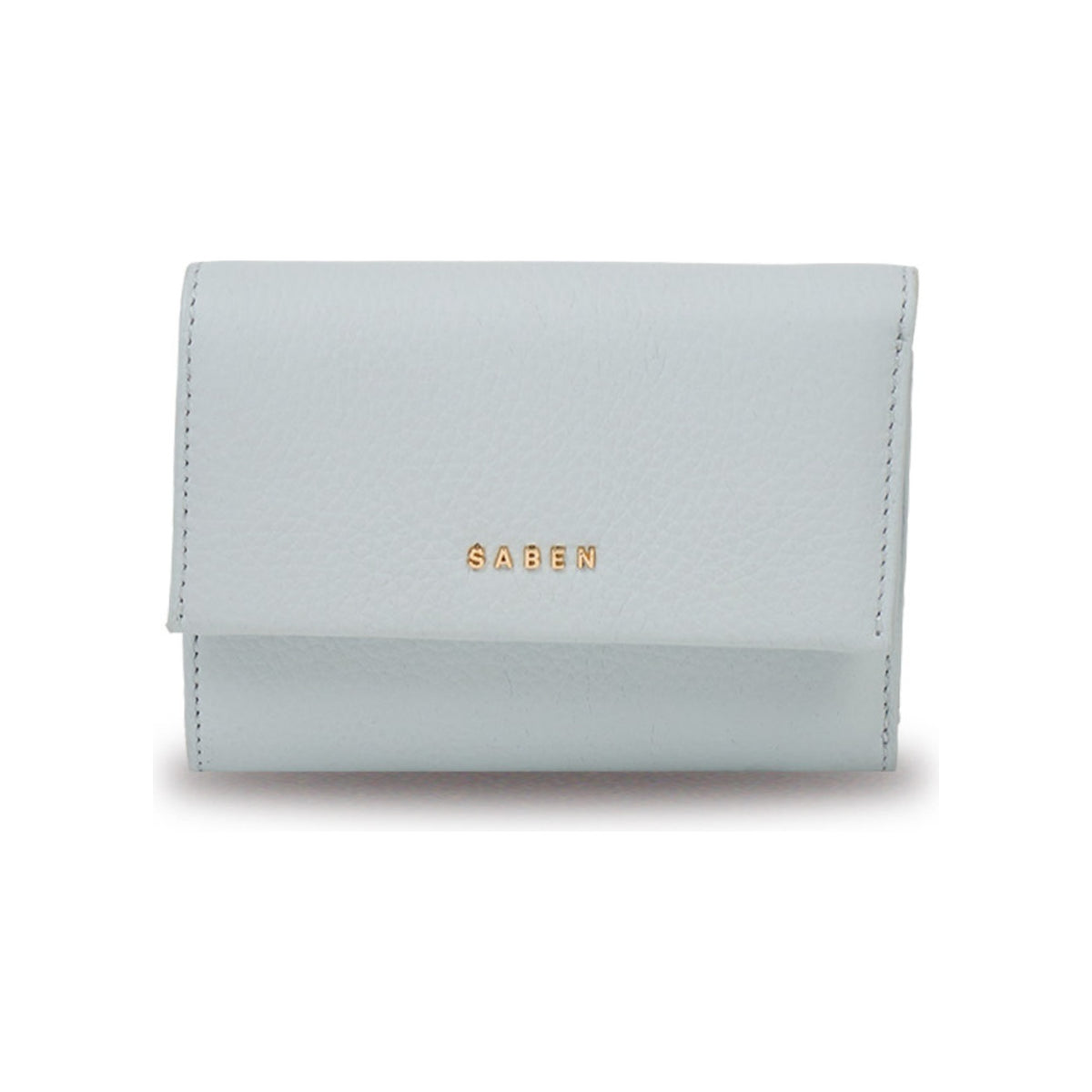 saben pico tri-fold wallet elderberry front