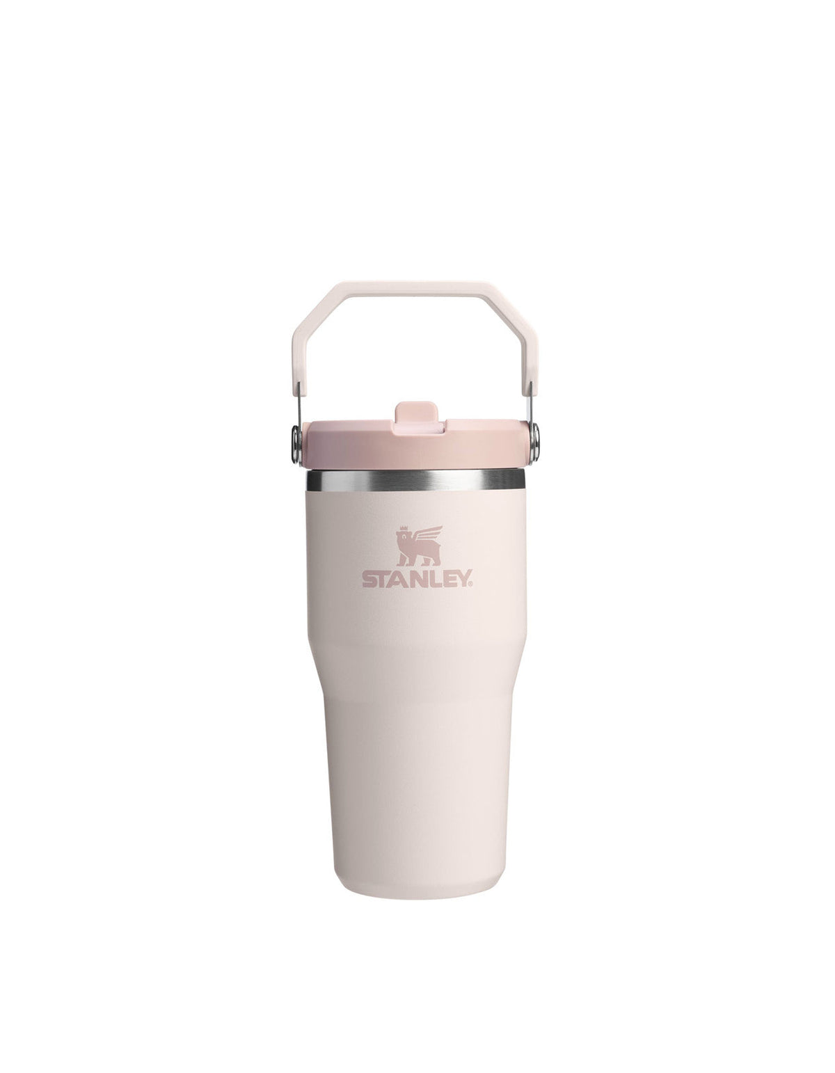 Stanley IceFlow Flip Straw Tumbler 20oz in Rose Quartz
