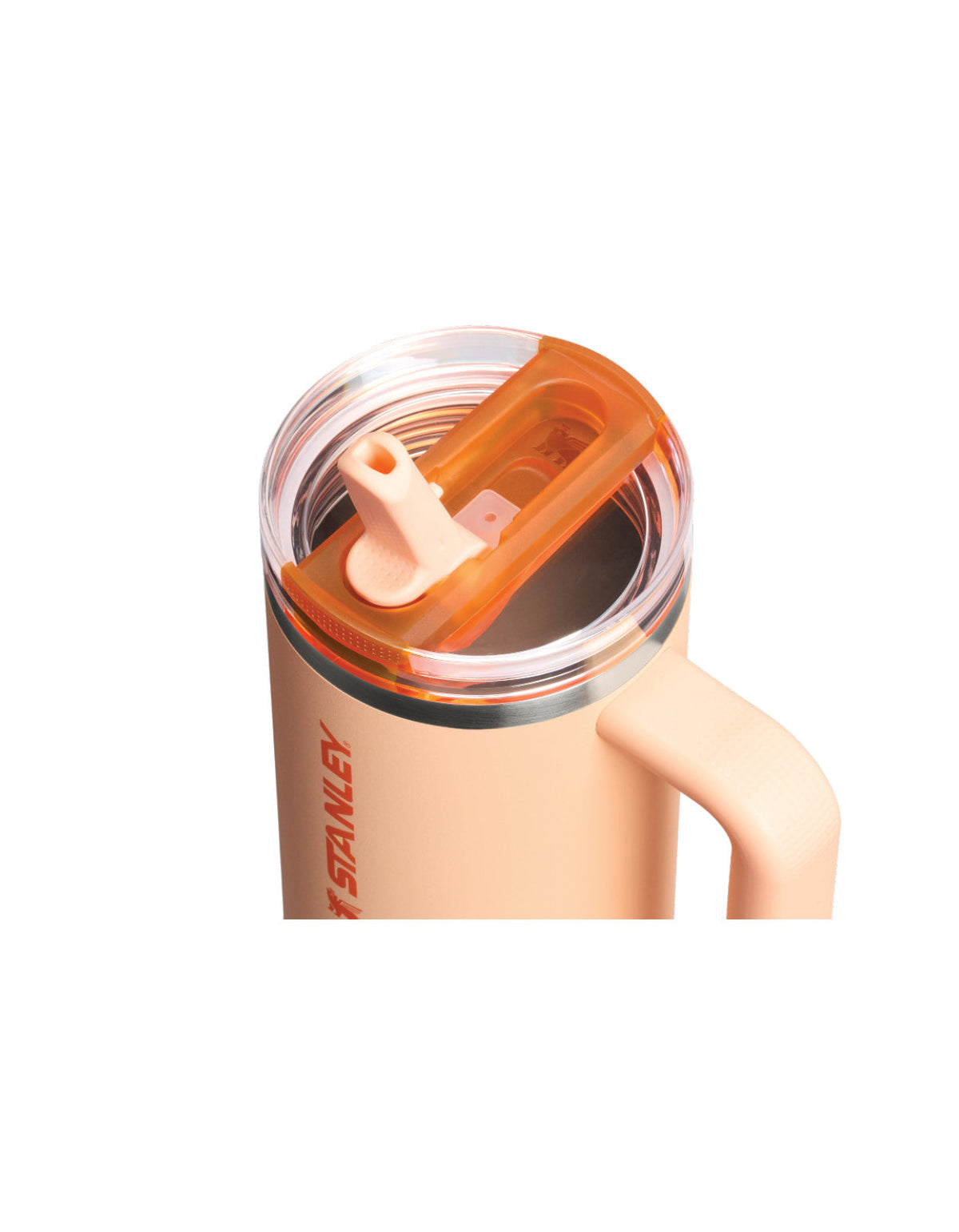 Stanley Quencher ProTour Flip Straw Tumbler 30oz in Orange Sherbet
