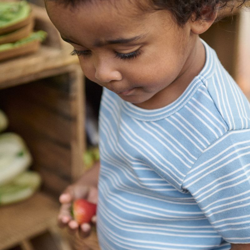 nature baby stripe trio river tee