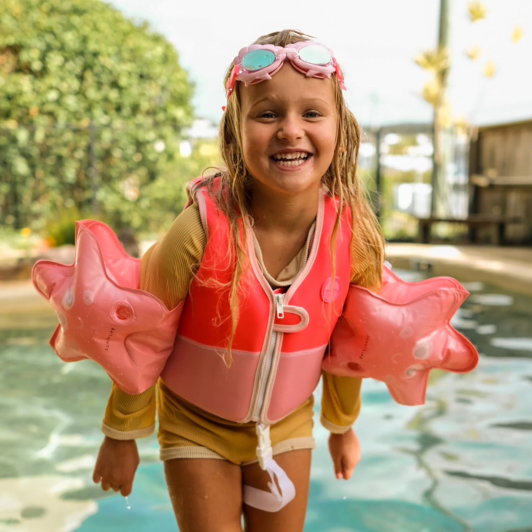 Kids Swim Vest Melody the Mermaid