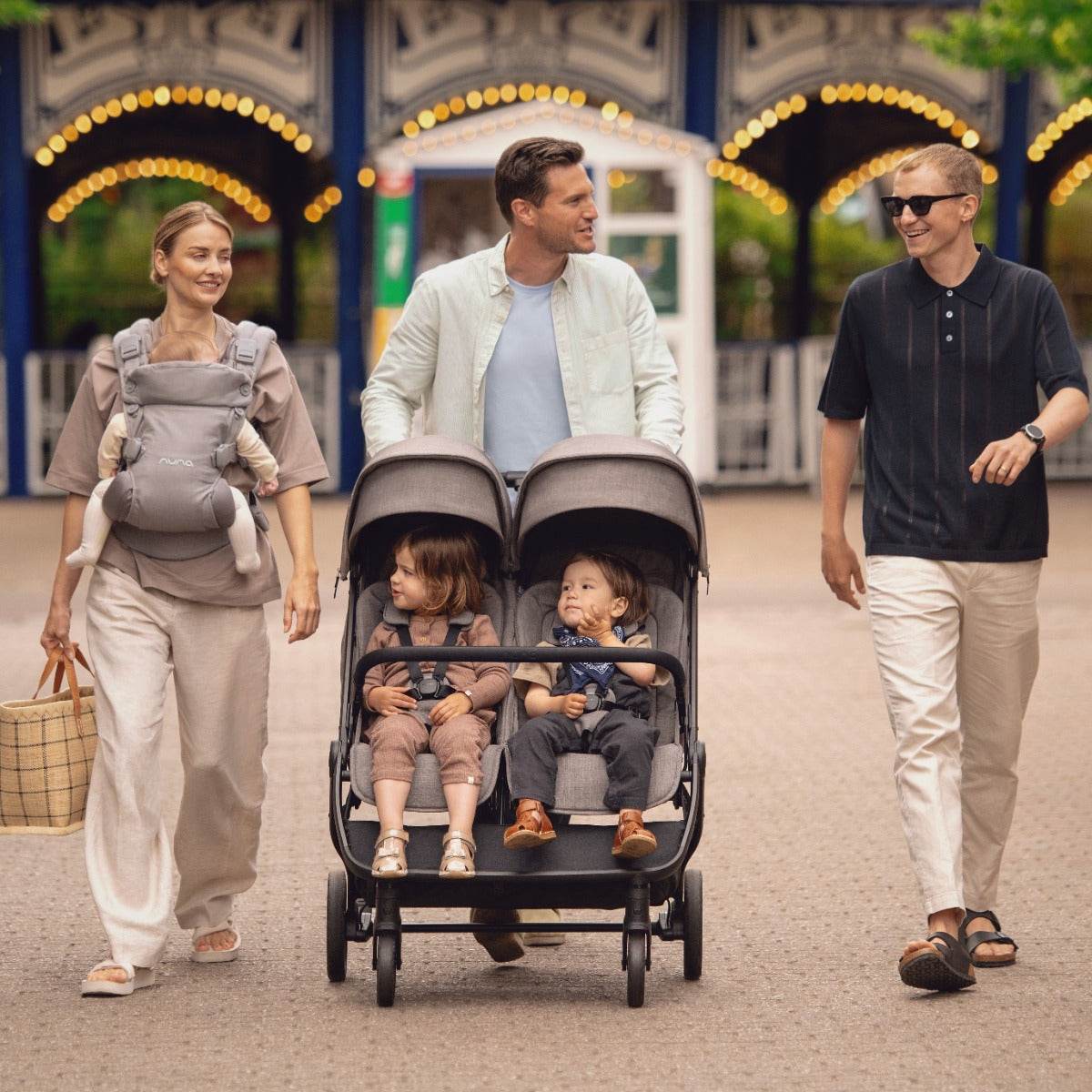 Nuna Trvl Dubl Caviar