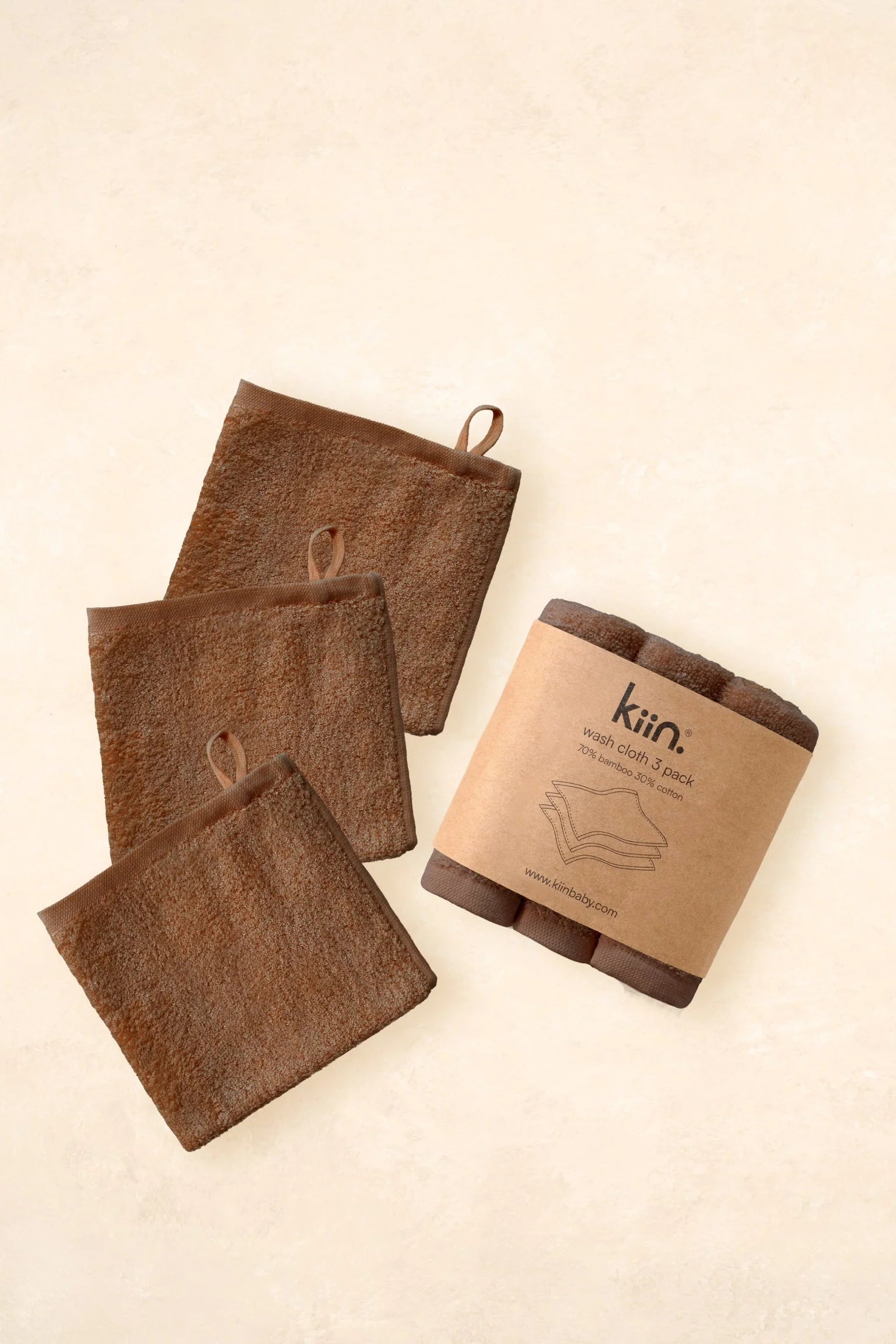 Kiin Wash Cloth 3 Pack