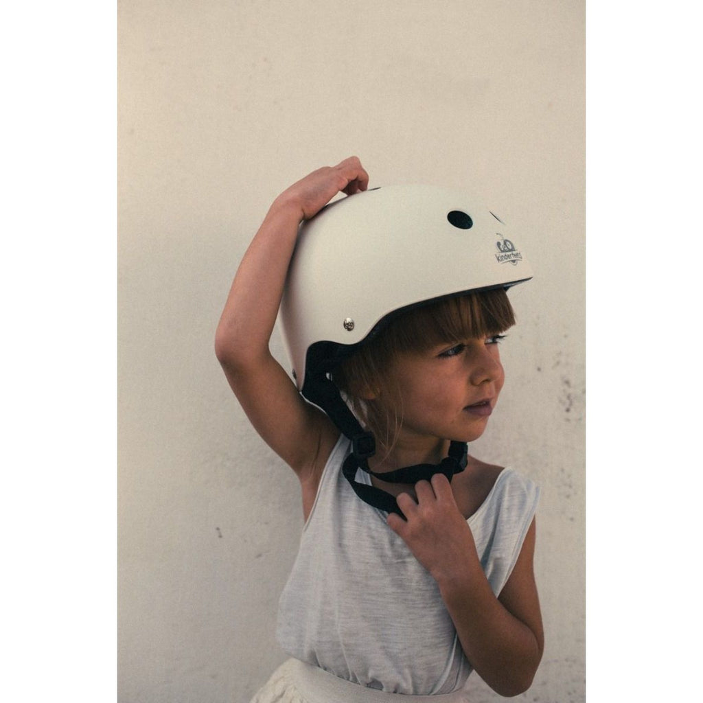 Kinderfeets White Matte Helmet