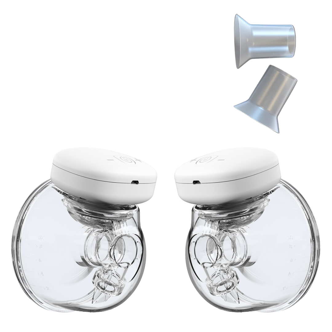 youha wearable breast pump + flange bundle